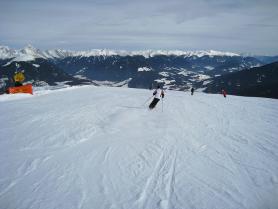 Lyžařský areál Kronplatz - jedna ze sjezdovek