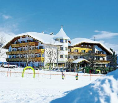 Italský hotel Fichtenhof v zimě