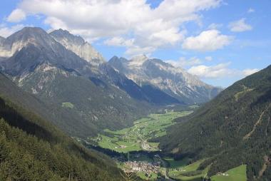 Pohled na údolí Anterselva
