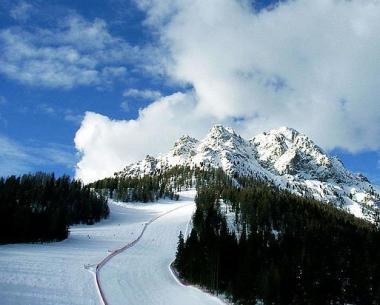 Kronplatz a sjezdovka Pré da Peres