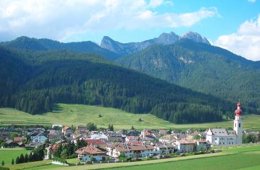 Část italské obce Niederdorf 