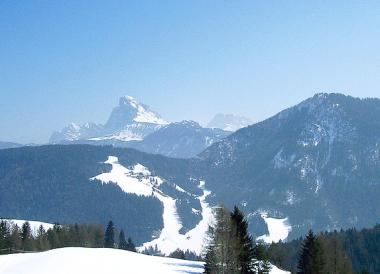 Kronplatz a zimní krajina