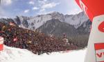 Fanoušci závodu Mondo di Biathlon