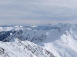 Kronplatz - zasněžené vrcholky hor