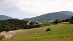 Italská vesnička Reischach a blízký hrad